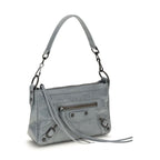 Balenciaga Gray Lamb Ovis Aries Aries Handbag