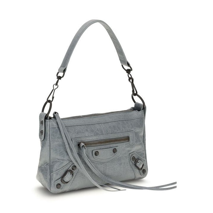 Balenciaga Gray Lamb Ovis Aries Aries Handbag