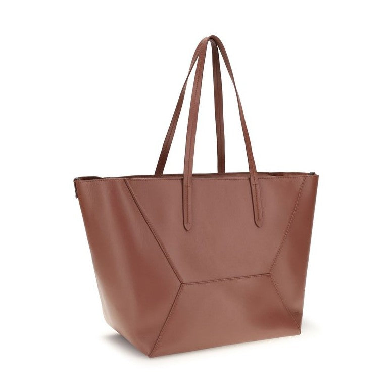Brunello Cucinelli Multicolor Calf Leather Bos Taurus Shoulder Bag