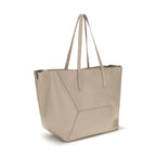 Brunello Cucinelli Beige Calf Leather Bos Taurus Shoulder Bag