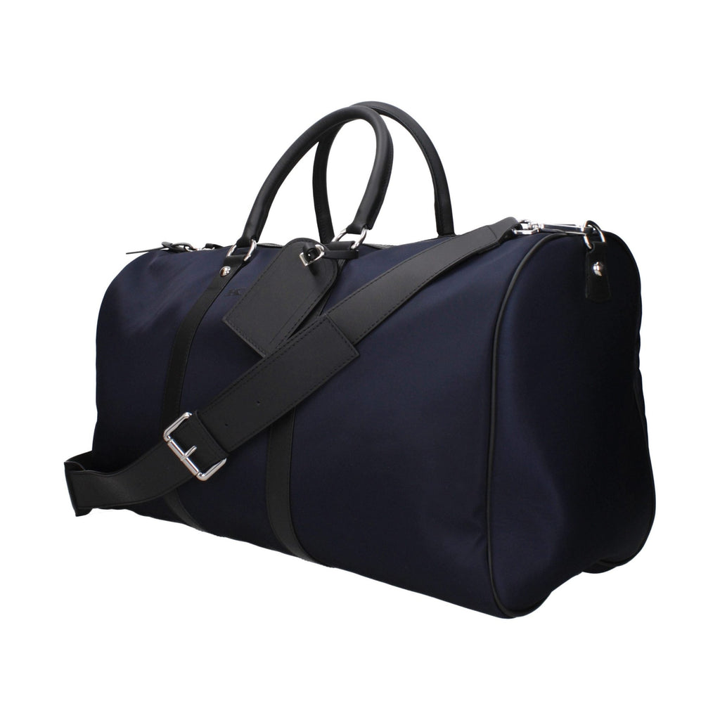 Kiton Blue Nylon Luggage And Travel