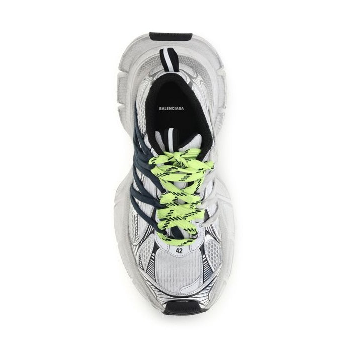 Balenciaga Gray Polyester Athletic Sneakers