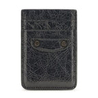 Balenciaga Black Lamb Ovis Aries Aries Wallet