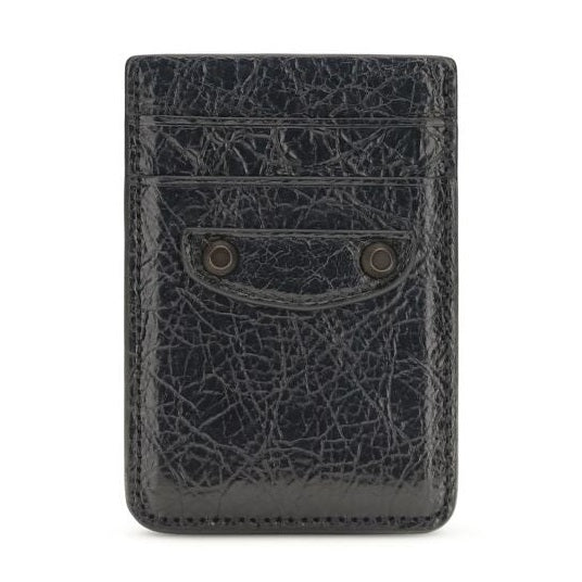Balenciaga Black Lamb Ovis Aries Aries Wallet