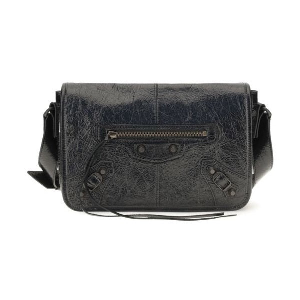 Balenciaga Black Lamb Ovis Aries Aries Shoulder Bag