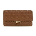Fendi Brown Calf Leather Bos Taurus Wallet