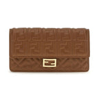 Fendi Brown Calf Leather Bos Taurus Wallet