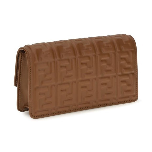 Fendi Brown Calf Leather Bos Taurus Wallet