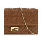 Fendi Brown Calf Leather Bos Taurus Wallet