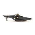 Balenciaga Black Calf Leather Bos Taurus Mules