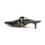 Balenciaga Black Calf Leather Bos Taurus Mules