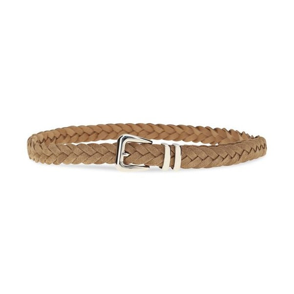 Brunello Cucinelli Beige Calf Leather Bos Taurus Regular Belt