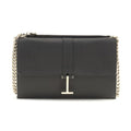Tom Ford Black Calf Leather Bos Taurus Shoulder Bag