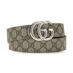 Gucci Beige Calf Leather Bos Taurus Regular Belt