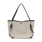 Chloé Gray Cotton Shoulder Bag