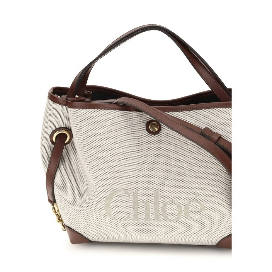 Chloé Beige Fabric Handbag