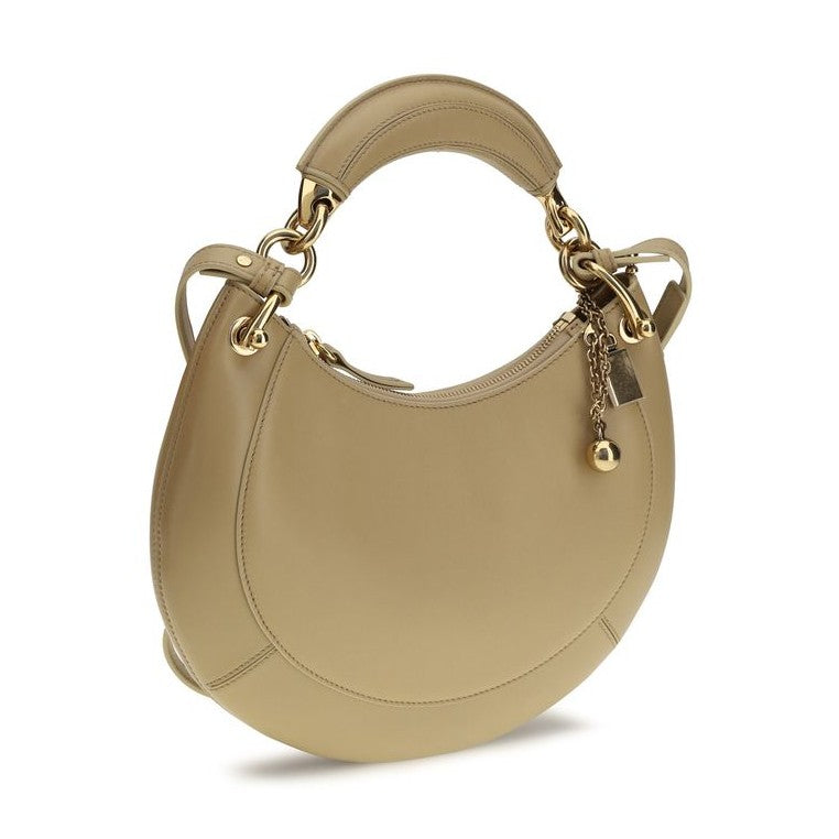 Chloé Beige Calf Leather Bos Taurus Shoulder Bag