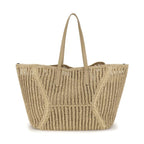 Brunello Cucinelli Beige Raffia Handbag