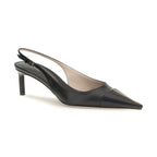 Tom Ford Black Calf Leather Bos Taurus Mid Heel Pumps