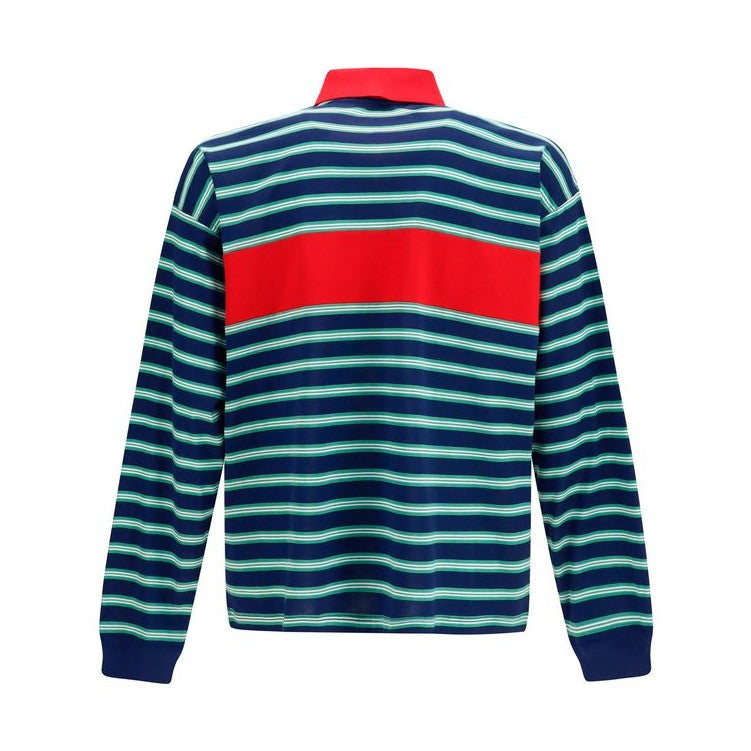 Versace Multicolor Cotton Polo Shirt