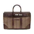 Brunello Cucinelli Brown Calf Leather Bos Taurus Luggage And Travel