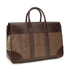 Brunello Cucinelli Brown Calf Leather Bos Taurus Luggage And Travel