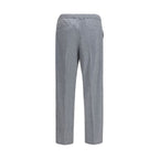 Brunello Cucinelli Gray Wool Oves Aries Casual Pants