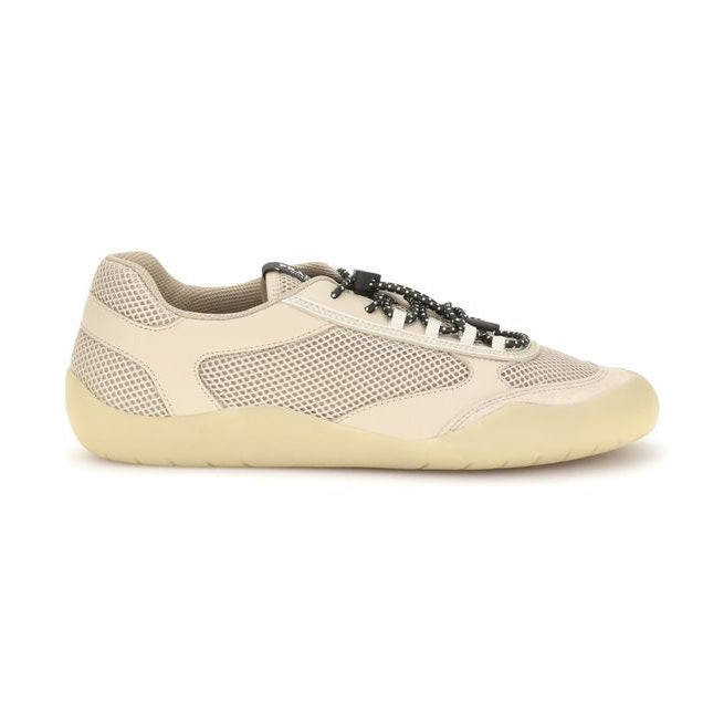 Prada Beige Polyester Athletic Sneakers
