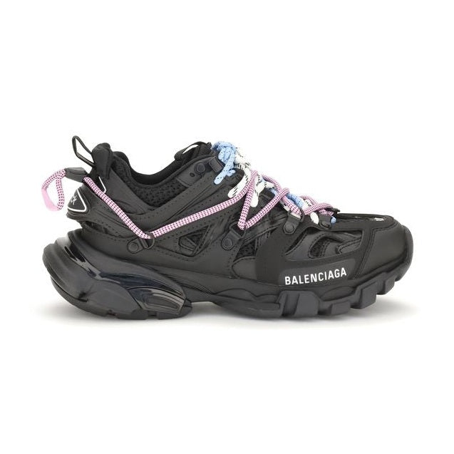 Balenciaga Black Polyester Athletic Sneakers
