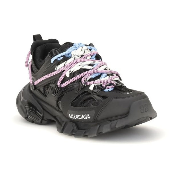 Balenciaga Black Polyester Athletic Sneakers