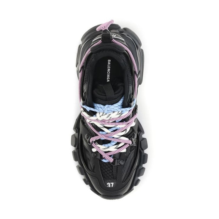 Balenciaga Black Polyester Athletic Sneakers