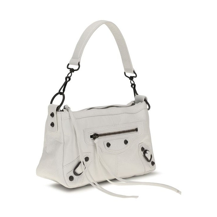 Balenciaga White Lamb Ovis Aries Aries Handbag