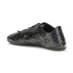 Balenciaga Black Calf Leather Bos Taurus Athletic Sneakers