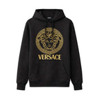 Versace Black Cotton Hoodie