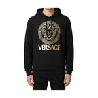 Versace Black Cotton Hoodie