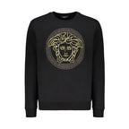 Versace Black Cotton Sweatshirt