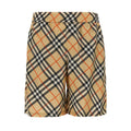 Burberry Beige Satin Bermuda Shorts