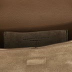 Brunello Cucinelli Gray Calfskin Clutch Bag