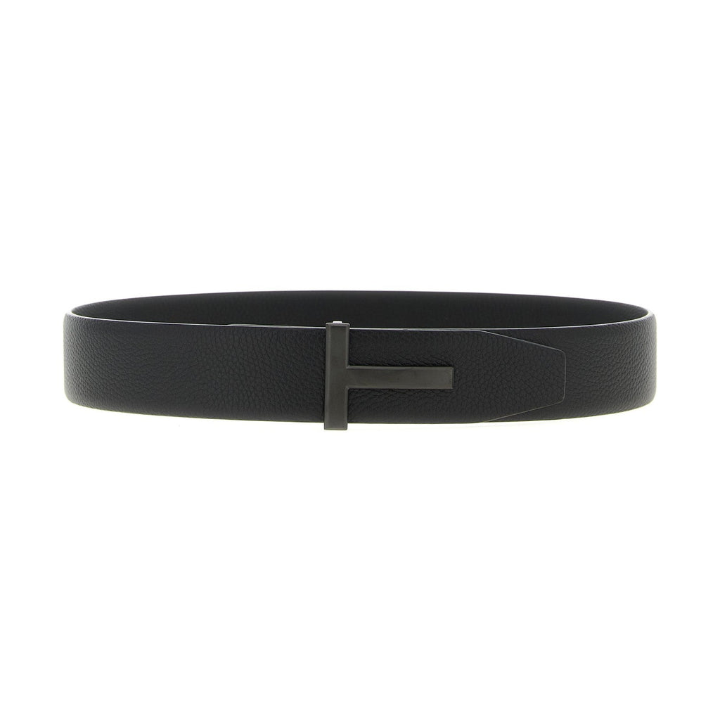 Tom Ford Black Calfskin Belt