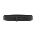 Tom Ford Black Calfskin Belt