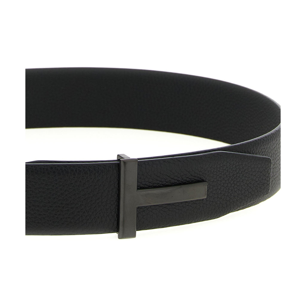 Tom Ford Black Calfskin Belt