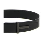 Tom Ford Black Calfskin Belt