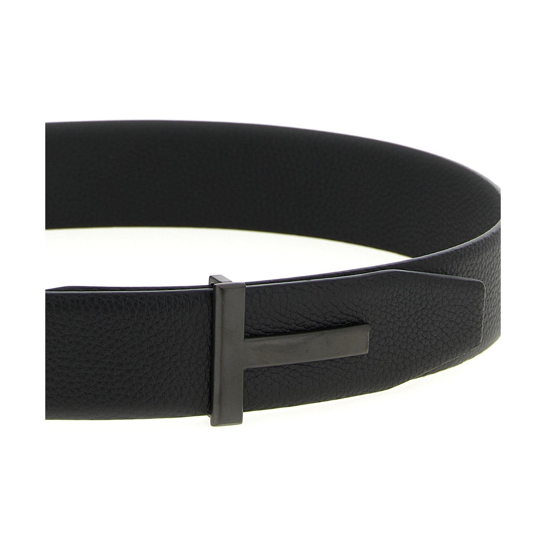 Tom Ford Black Calfskin Belt