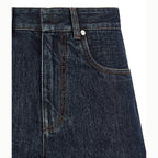 Fendi Blue Cotton Bermuda Shorts