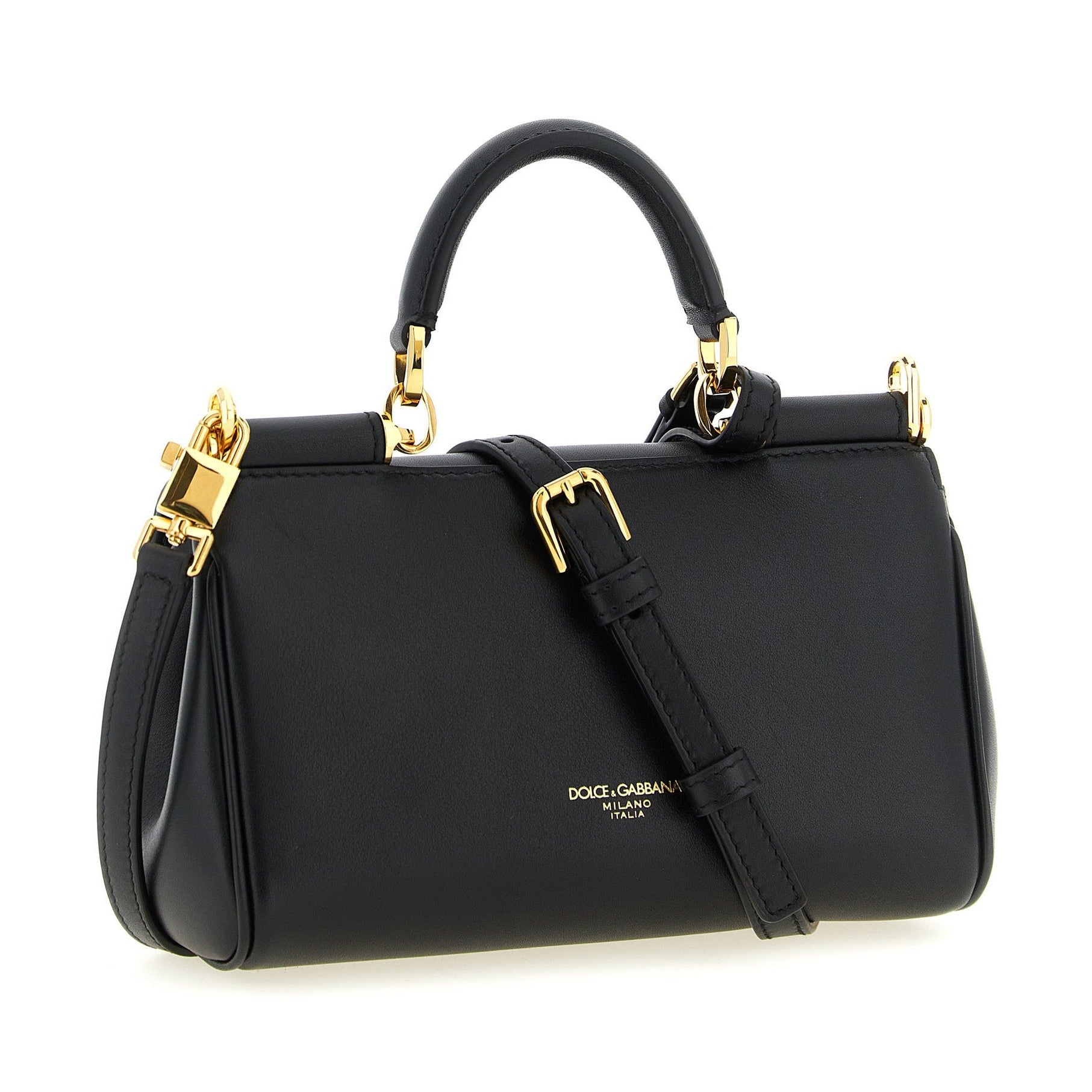 Dolce & Gabbana Black Calfskin Handbag