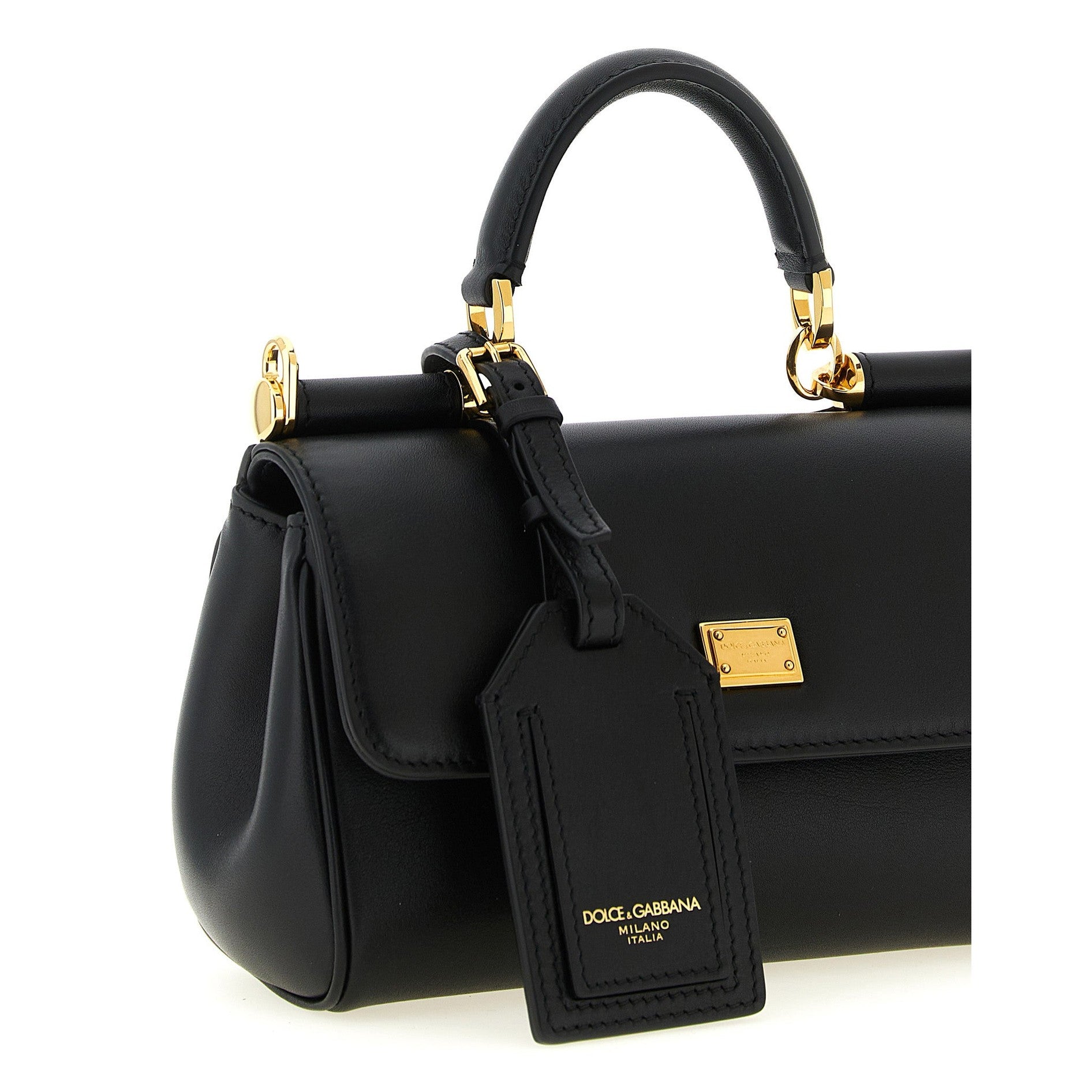 Dolce & Gabbana Black Calfskin Handbag