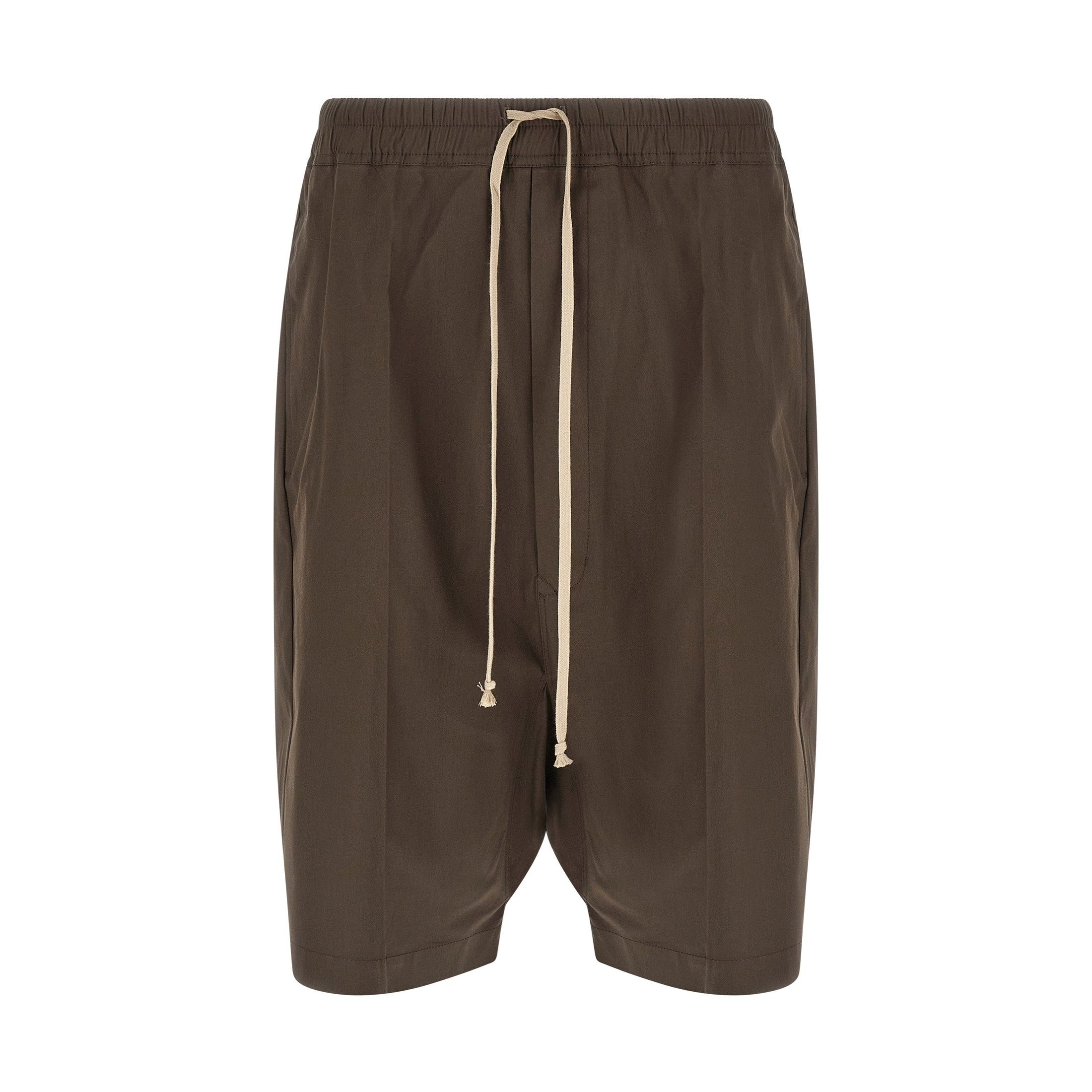 Rick Owens Brown Cotton Bermuda Shorts