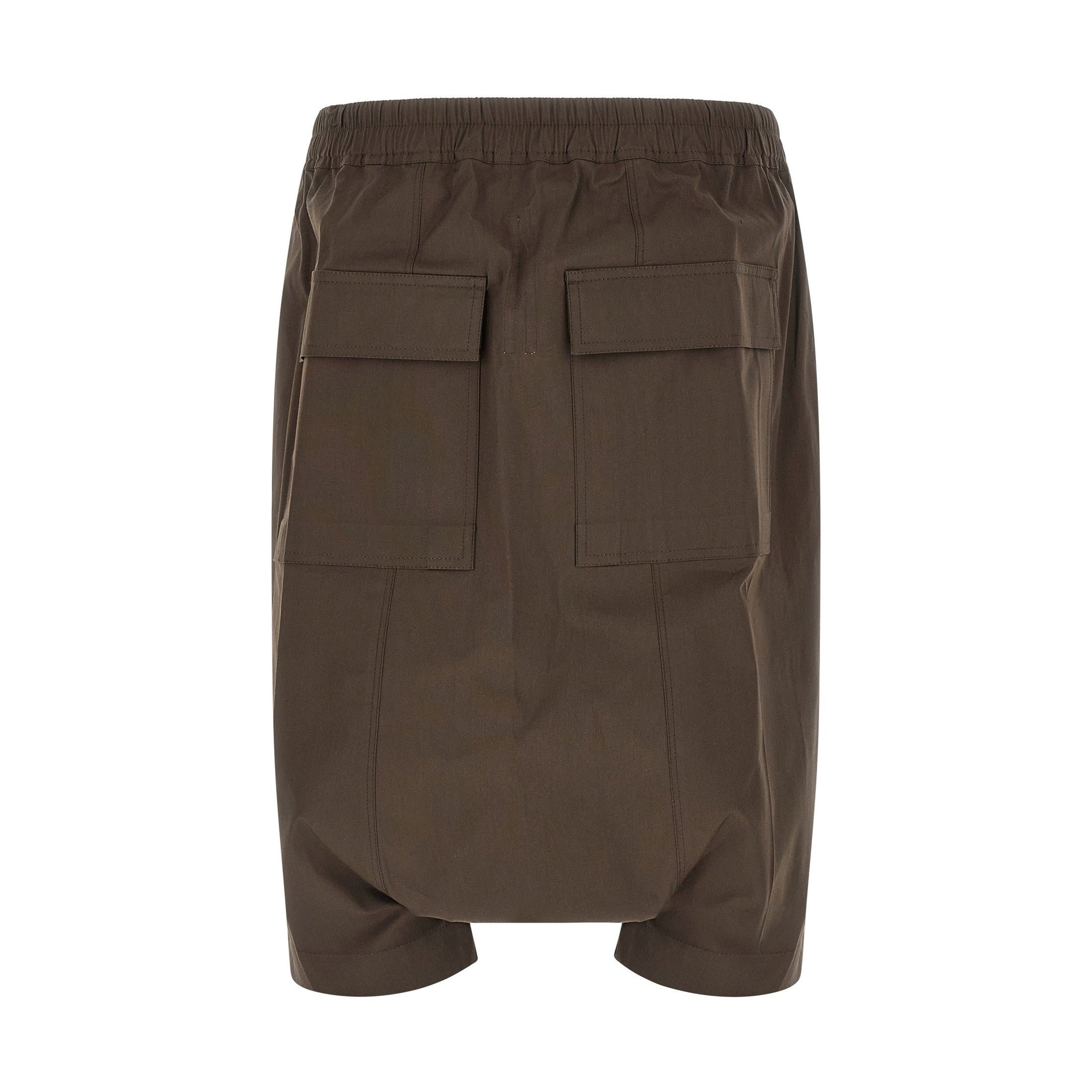 Rick Owens Brown Cotton Bermuda Shorts