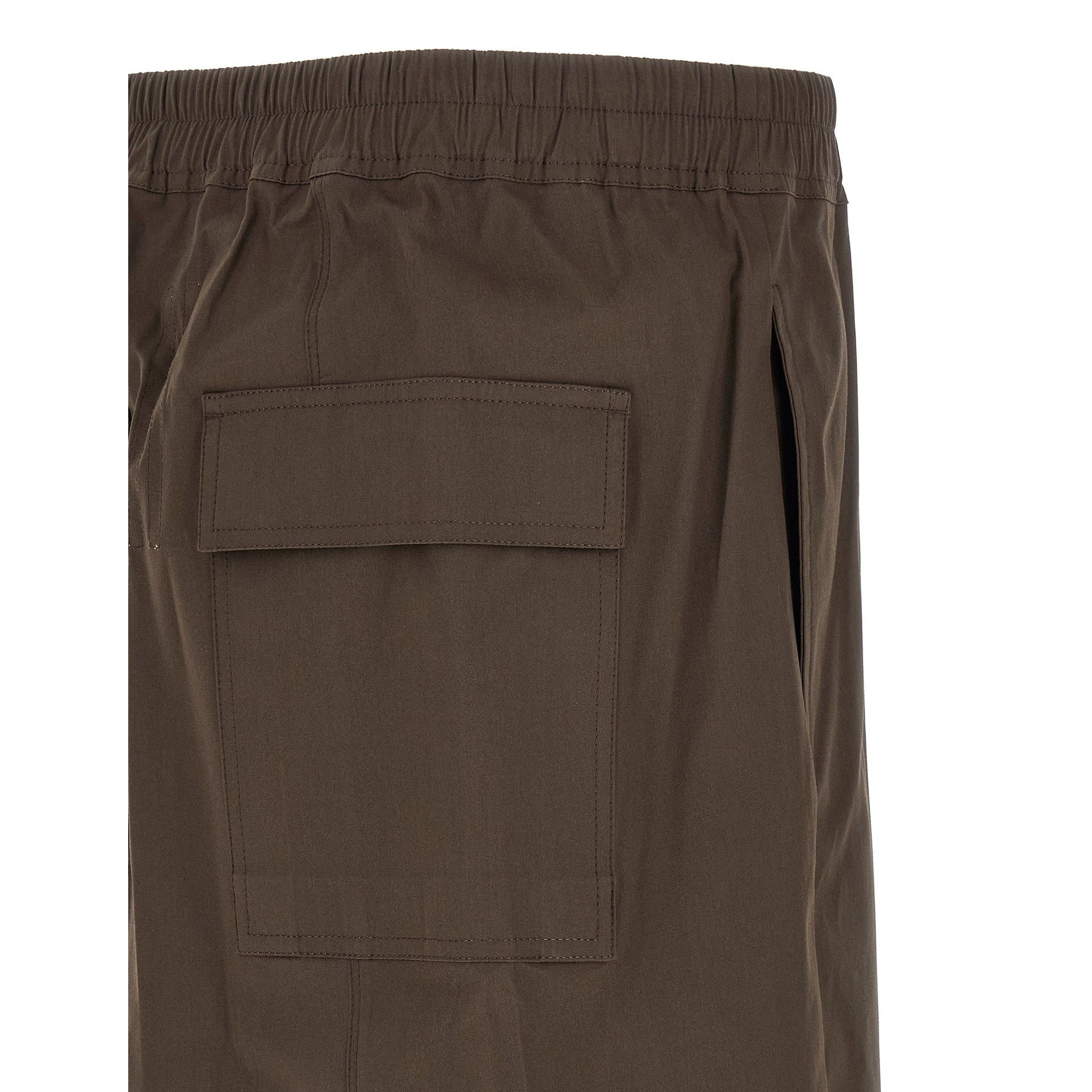 Rick Owens Brown Cotton Bermuda Shorts