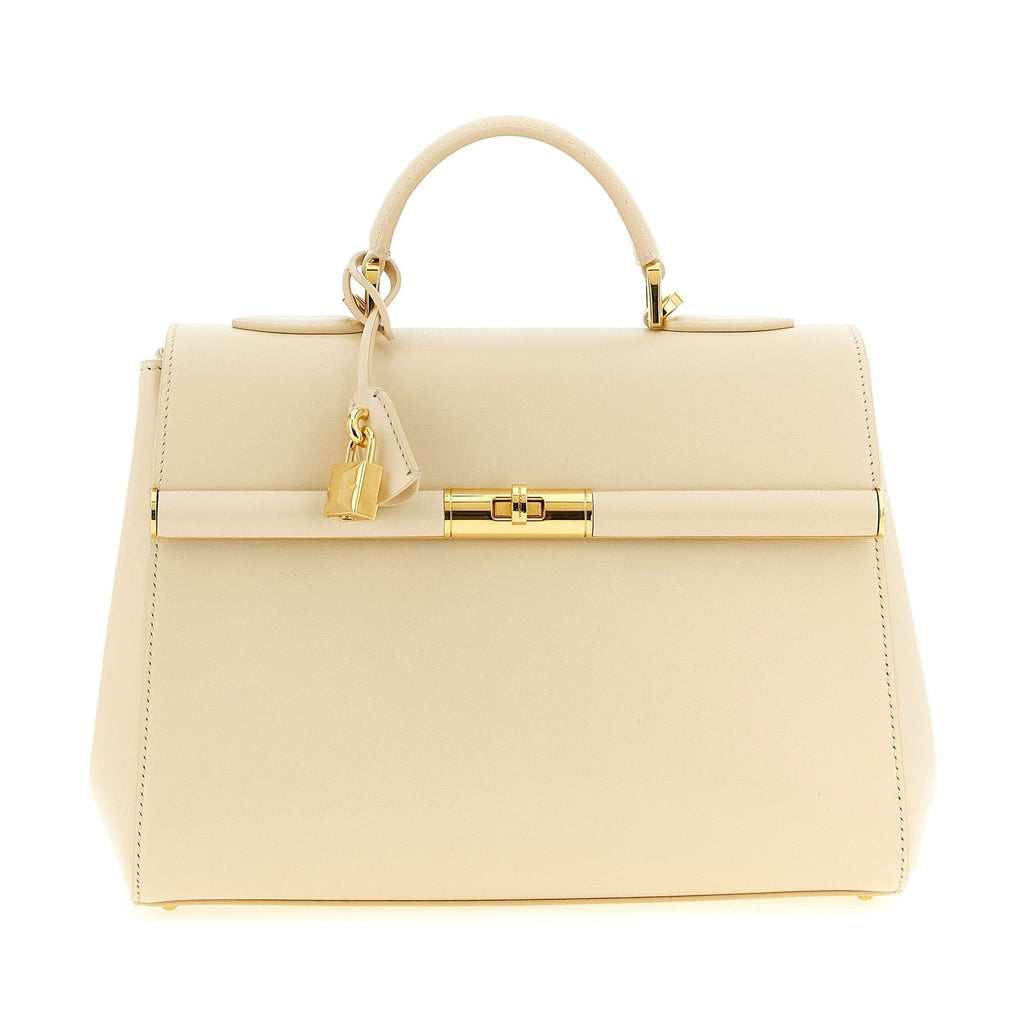 Dolce & Gabbana White Lamb Leather Handbag